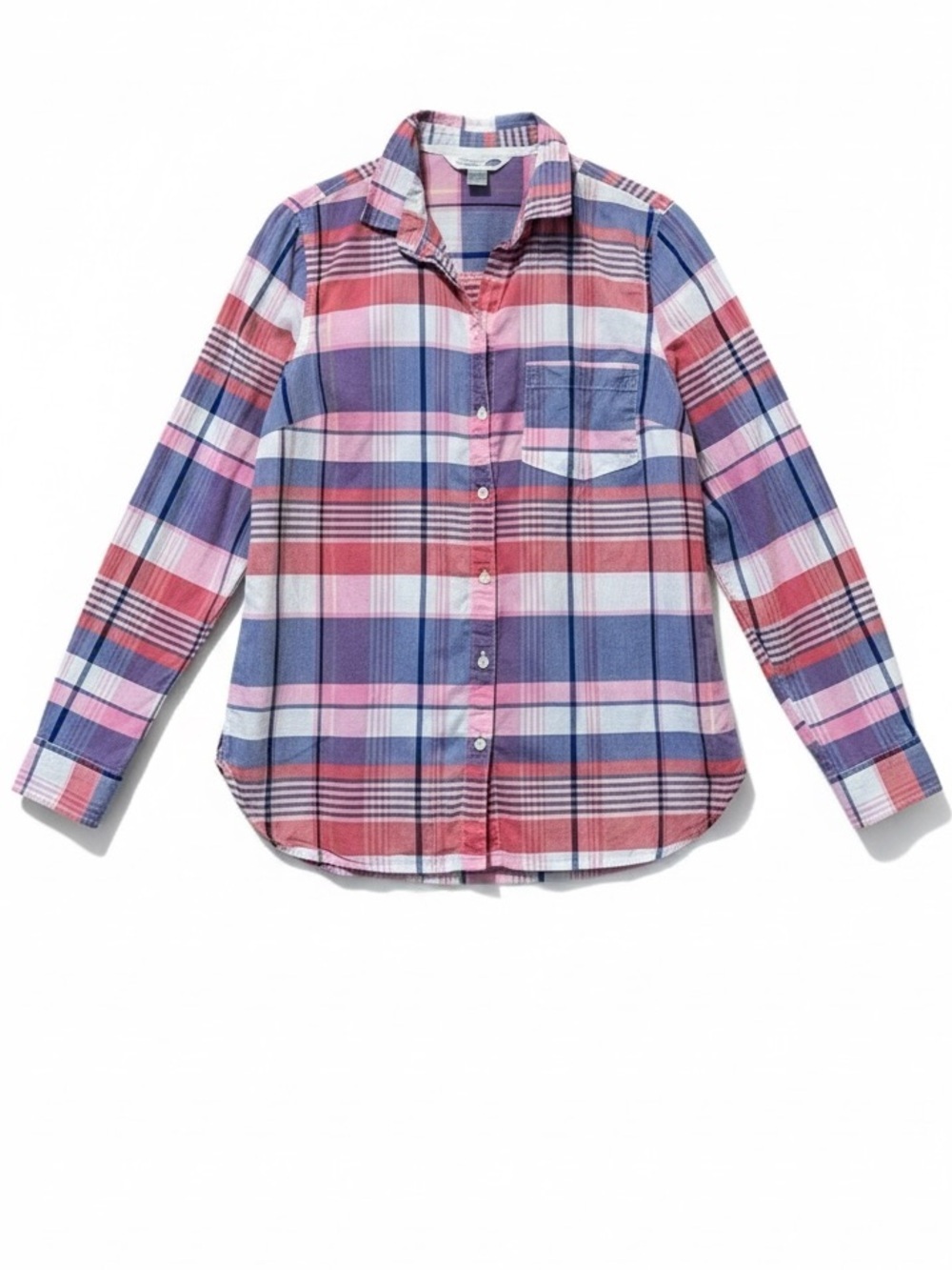 Old Navy Plaid Button-Down Shirt – Medium